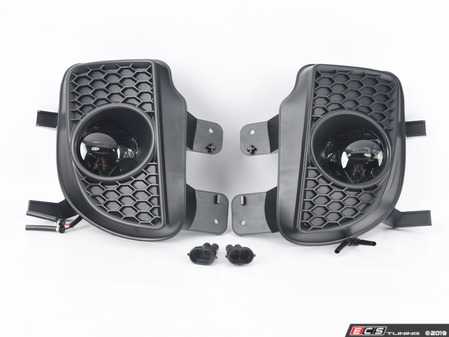 ES#3677939 - LF500 - LED Fog Light Assembly - Pair - (NO LONGER AVAILABLE) - Features Morimoto XB LED projectors surrounded by honeycomb mesh to match the rest of your GTI/GLI - Morimoto - 