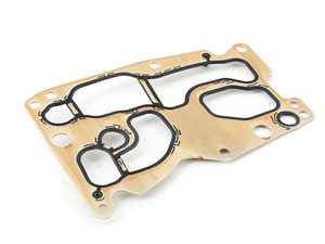 ES#4392771 - 11428516396 - Engine Oil Cooler Gasket - N47 N57 - Seals the oil cooler to the cylinder head - Elring - BMW