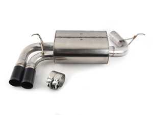 ES#3450217 - D660-0069-BLK - Dinan Free Flow Stainless Steel Axle Back Exhaust - Black Ceramic Tips - Civilized at cruising speeds and aggressive under hard acceleration - Dinan - BMW