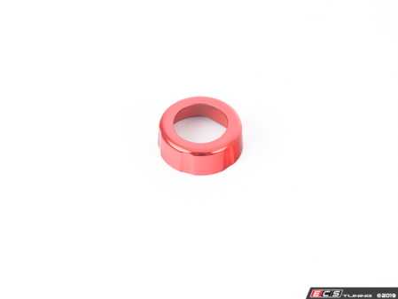 ES#3551159 - 023770ECS06-03 - Notched Volume Knob Cover Red Anodize - ECS - Audi