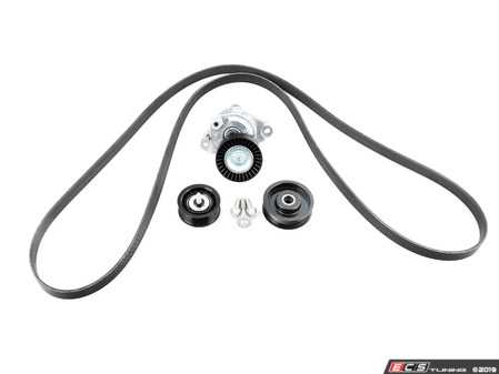 ES#2792677 - 0019931896KT4 - Accessory Belt Kit - Level 2 - Includes accessory belt, belt tensioner assembly and idler pulleys - Assembled By ECS - Mercedes Benz