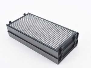 ES#261327 - 64119248294 - Cabin Filter / Fresh Air Filter Set - Activated Charcoal - Keep dust and allergens out of your vehicle with a new interior air filter - Hengst - BMW