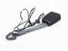 ES#2205140 - 5C6857755CYLZ - Front Seat Belt - Left - Satin Black / Fire Red - Genuine Volkswagen Audi - Volkswagen