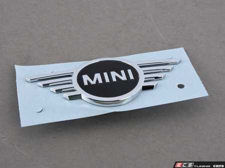 ES#3996306 - 51149447808 - Trunk Emblem - Newer Design - Replace that faded or damaged chrome with new - Genuine MINI - MINI