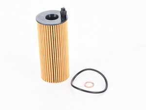 ES#3676567 - 11428507683 - Oil Filter Kit - Includes filter, O-ring, and copper washer - Hengst - BMW