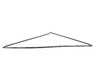 ES#3638793 - 51318159784 - Upper Windshield Sealing Gasket - Used on the upper and side portion of the windshield - URO - BMW