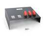 ES#3448728 - E36-CC-2W-E-3TS - E36 Center Console Panel - Includes 2 window switch cutouts, ES cutout, and 3 toggle switches - MKAH Motorsports - BMW