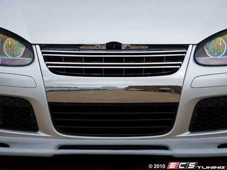 ES#1596848 - FKSG325 - Badgeless Grille Kit - Chrome - (NO LONGER AVAILABLE) - Sleak mean look for your MK5 golf or Jetta. Made from ABS plastic. - FK - 