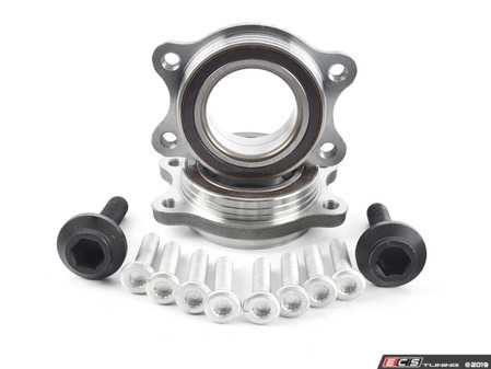 ES#3194737 - 4H0498625AKT5 - Wheel Bearing Kit - Pair - Includes both bearings with axle & securing bolts - Vaico - Audi