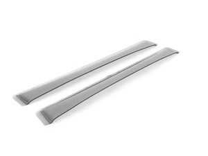 ES#2639929 - 1K9072194HU3 - Rear Wind Deflectors - (NO LONGER AVAILABLE) - Help reduce in-cabin wind noise and air turbulence with these side window deflectors. - Genuine Volkswagen Audi - 