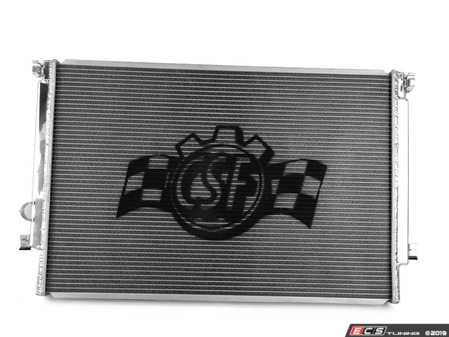 ES#3672016 - 7084 - High Performance Aluminum MQB Radiator - Ultra-efficient dual-core, triple-pass radiator. Cooler engine temps mean more power and longer life of engine components. - CSF - Audi Volkswagen
