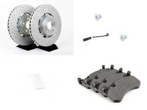 ES#2762468 - 2124210512KT4 - Front Brake Service Kit  - Featuring Genuine Mercedes-Benz Replacement Parts - Genuine Mercedes Benz - Mercedes Benz