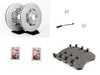 ES#3690779 - 2124210512KT7 - Front Brake Service Kit  - Featuring Genuine Mercedes-Benz Rotors, and OE Manufacturer TRW Ceramic Pads - Assembled By ECS - Mercedes Benz