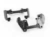 ES#3647429 - 001121ecs03aKT - Front CSL Caliper Bracket Set  - Allows use of E46 M3 345x28 rotors on your E36 M3/Z3 M - ECS - BMW
