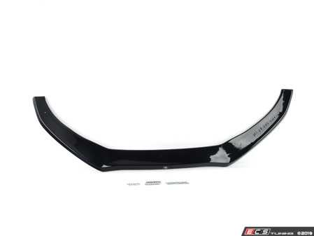 ES#3624734 - AU-S4-B8F-FD1G - Front Splitter V1 - Gloss Black - Transform the look of your vehicle - Maxton Design - Audi