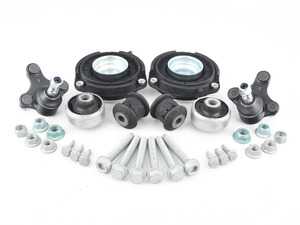 ES#2973152 - 5C0407183AKT - Front Suspension Refresh Kit - Stage 1 - Includes strut mounts, ball joints, front control arm bushings and necessary hardware - Assembled By ECS - Volkswagen