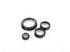 ES#3638605 - 023770ECS07-02KT - Audi B9 Billet Aluminum Control Ring Kit - SMOOTH - Black Anodized Large MMI - Set of four billet aluminum trim rings for your climate control, MMI, and volume knobs. - ECS - Audi