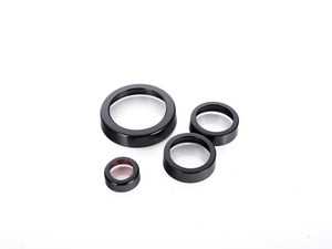 ES#3638605 - 023770ECS07-02KT - Audi B9 Billet Aluminum Control Ring Kit - SMOOTH - Black Anodized Large MMI - Set of four billet aluminum trim rings for your climate control, MMI, and volume knobs. - ECS - Audi