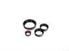 ES#3638605 - 023770ECS07-02KT - Audi B9 Billet Aluminum Control Ring Kit - SMOOTH - Black Anodized Large MMI - Set of four billet aluminum trim rings for your climate control, MMI, and volume knobs. - ECS - Audi