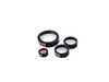ES#3638608 - 023770ECS08-02KT - Audi B9 Billet Aluminum Control Ring Kit - NOTCHED - Black Anodized Large MMI - Set of four billet aluminum trim rings for your climate control, MMI, and volume knobs. - ECS - Audi