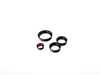 ES#3690752 - 023770ECS02-02KT - Audi B9 Billet Aluminum Control Ring Kit - SMOOTH - Black Anodized Small MMI - Set of four billet aluminum trim rings for your climate control, MMI, and volume knobs. - ECS - Audi