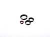 ES#3690754 - 023770ECS04-02KT - Audi B9 Billet Aluminum Control Ring Kit - NOTCHED - Black Anodized Small MMI - Set of four billet aluminum trim rings for your climate control, MMI, and volume knobs. - ECS - Audi
