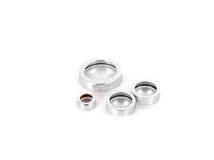 ES#3638603 - 023770ECS07-01KT - Audi B9 Billet Aluminum Control Ring Kit - SMOOTH - Clear Anodized Large MMI - Set of four billet aluminum trim rings for your climate control, MMI, and volume knobs. - ECS - 