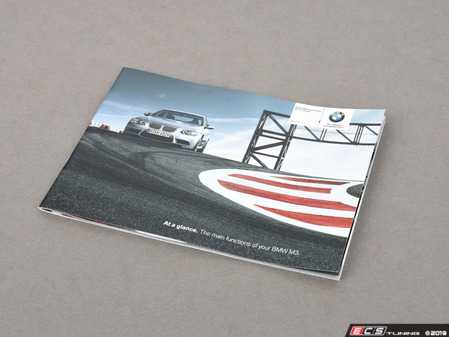 ES#2206959 - 01402607698 - Brief Instructions - E90 M3,E92 M3,E93 M3 - Genuine BMW - BMW