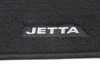 ES#3533922 - 17B061370 - Mojo Mats Floor Mat Set - Keep your interior showroom fresh with a set of four carpeted black floor mats with white JETTA lettering - Genuine Volkswagen Audi - Volkswagen