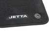 ES#3533922 - 17B061370 - Mojo Mats Floor Mat Set - Keep your interior showroom fresh with a set of four carpeted black floor mats with white JETTA lettering - Genuine Volkswagen Audi - Volkswagen