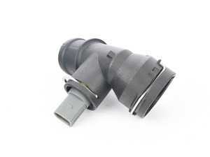 ES#2882406 - 1K0122291AD - Coolant Flange - Connects the lower radiator hose to the radiator - Vaico - Audi Volkswagen