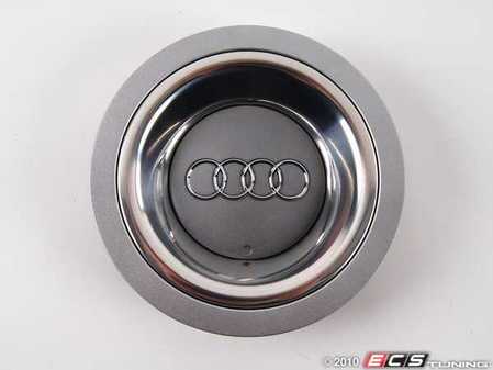 ES#445336 - 8H0601165A7ZJ - Center Cap - Priced Each - Grey metallic in color, To be used with wheel part # 8H0601025A - Genuine Volkswagen Audi - Audi