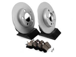 ES#2075213 - 1J0698087 - Rear Brake Service Kit - Including Meyle Rotors & ECS DD23 ceramic pads. - Assembled By ECS - Volkswagen