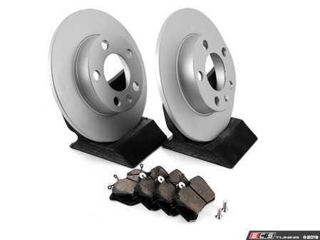 ES#2075213 - 1J0698087 - Rear Brake Service Kit - Including Meyle Rotors & ECS DD23 ceramic pads. - Assembled By ECS - Volkswagen