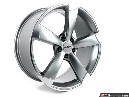 ES#2724024 - 628-9KT - 19" Style 628 Wheels - Set Of Four - 19"x8.5" ET35 5x112 - Gloss Gunmetal/Machined Face - Alzor - Audi MINI