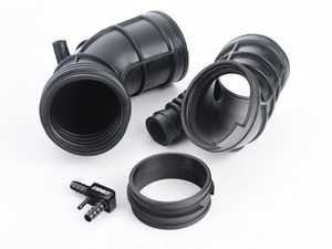 ES#3612500 - 13541705209KT - Air Intake Boot Kit - Includes both intake boots, hose clamps, and ECS Aluminum F connector - Assembled By ECS - BMW