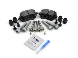ES#3536940 - 025997ECS0373KT - Performance Rear Brake Service Kit (282x12) - Featuring ECS V5 cross drilled & slotted rotors and ECS EP24 Enthusiast Performance pads - Assembled By ECS - Audi Volkswagen