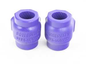 ES#3218783 - PFF5-1603-22x2 - Performance Polyurethane Front Sway Bar Bushing Set - Stiffer bushings allow sway bars to work at their fullest potential. For 22mm front sway bar. - Powerflex - BMW