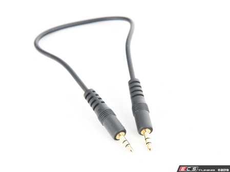 ES#2744826 - 61122336509 - Auxiliary Connection Cable - .3 Meter - (NO LONGER AVAILABLE) - For vehicles with a 3.5 mm female aux socket - Genuine BMW - BMW