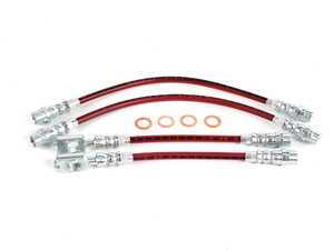 ES#2183 - B5PAS4MBLK - Exact-Fit Stainless Steel Brake Lines - Kit - DOT-compliant kit to improve pedal feel in your vehicle - ECS - Volkswagen
