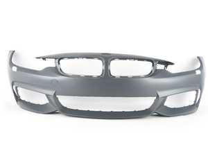 ES#3603993 - F32MSPORTFB - M Sport Style Front Bumper - Add the more aggressive front bumper from the M Sport package - ECS - BMW
