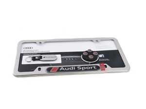 ES#473374 - ZAW355040A - Audi Sport Gift Set - (NO LONGER AVAILABLE) - Includes a key chain, license plate frame, and valve stem caps! - Genuine Volkswagen Audi - 