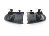 ES#2607804 - 32306863537 - Steering Wheel Pads Set - Black - Blank uppper steering wheel pads for the three spoke wheel - Genuine MINI - MINI