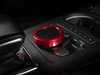 ES#3638609 - 023770ECS08-03KT - Audi B9 Billet Aluminum Control Ring Kit - NOTCHED - Red Anodized Large MMI - Set of four billet aluminum trim rings for your climate control, MMI, and volume knobs. - ECS - Audi