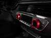 ES#3638606 - 023770ECS07-03KT - Audi B9 Billet Aluminum Control Ring Kit - SMOOTH - Red Anodized Large MMI - Set of four billet aluminum trim rings for your climate control, MMI, and volume knobs. - ECS - Audi