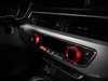 ES#3690756 - 023770ECS04-03KT - Audi B9 Billet Aluminum Control Ring Kit - NOTCHED - Red Anodized Small MMI - Set of four billet aluminum trim rings for your climate control, MMI, and volume knobs. - ECS - Audi