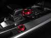 ES#3690756 - 023770ECS04-03KT - Audi B9 Billet Aluminum Control Ring Kit - NOTCHED - Red Anodized Small MMI - Set of four billet aluminum trim rings for your climate control, MMI, and volume knobs. - ECS - Audi
