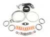 ES#3250897 - 11652411444 - Turbocharger Hardware Kit - Includes the exhaust clamp, downpipe gasket, and various hardware and seals required to install a new turbocharger - Genuine BMW - BMW
