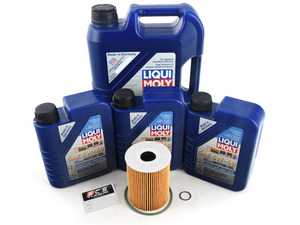ES#3690519 - 9481072220011KT2 - Liqui Moly Leichtlauf Oil Service Kit (5w-40) - Includes Hengst filter and Liqui Moly Leichtlauf High Tech A40 Spec oil - Assembled By ECS - Porsche