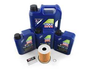 ES#3690504 - 948107222001KT1 - Liqui Moly Synthoil Oil Service Kit (0w-40) - Includes Hengst filter and Liqui Moly Synthoil Energy A40 Spec oil - Assembled By ECS - Porsche